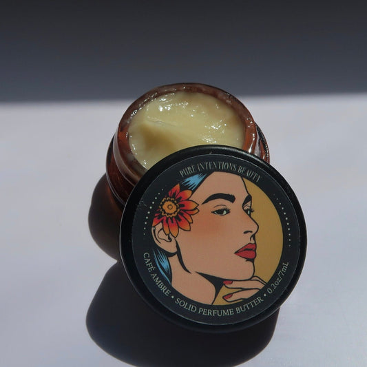 Café Ambre Solid Perfume Butter